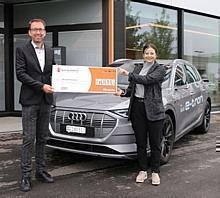 Die Versteigerungen der Audi Markenbotschafter generierten 40’000 Franken auf Ricardo.ch  